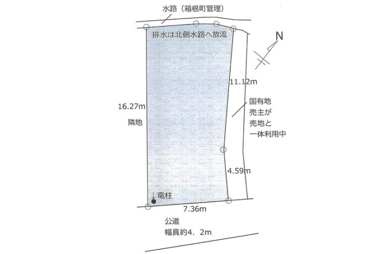 湯本土地/お好きな建物を建築してみては!?金900万円